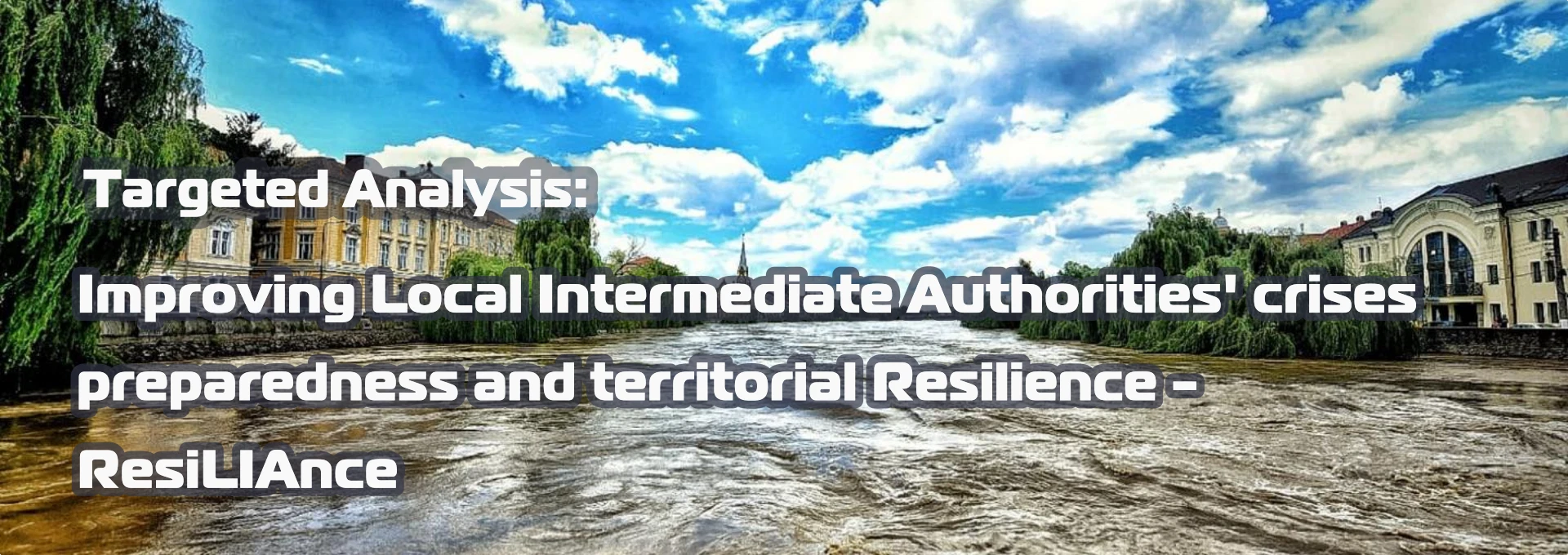 Targeted Analysis: Improving Local Intermediate Authorities' crises preparedness and territorial Resilience - ResiLIAnce